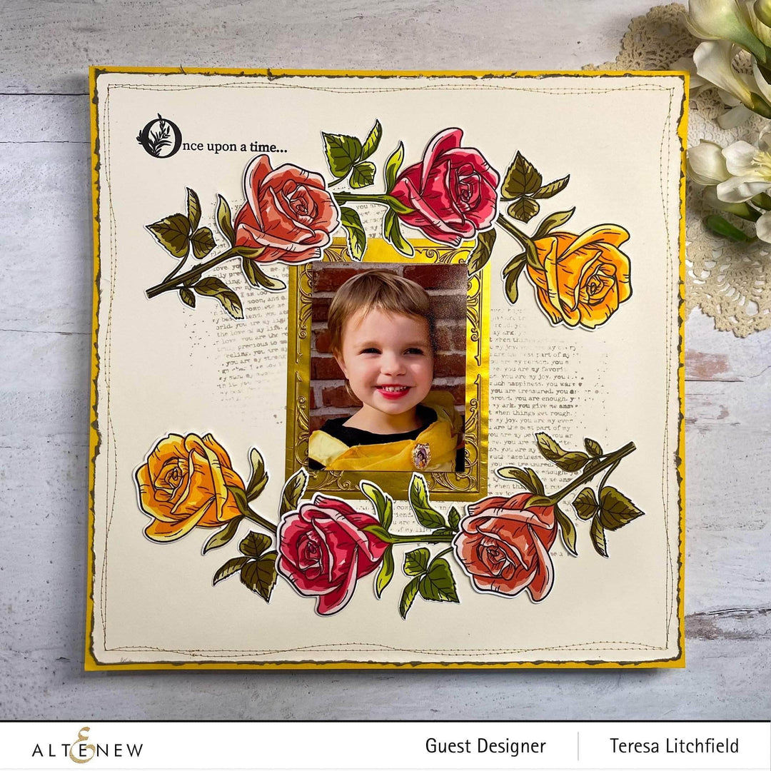 Photocentric Clear Stamps Fairy Tale Rose Stamp Set