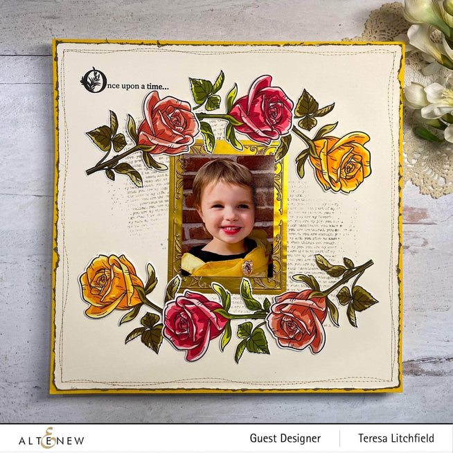 Photocentric Clear Stamps Fairy Tale Rose Stamp Set