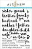 Photocentric Clear Stamps Family Matters Stamp Set