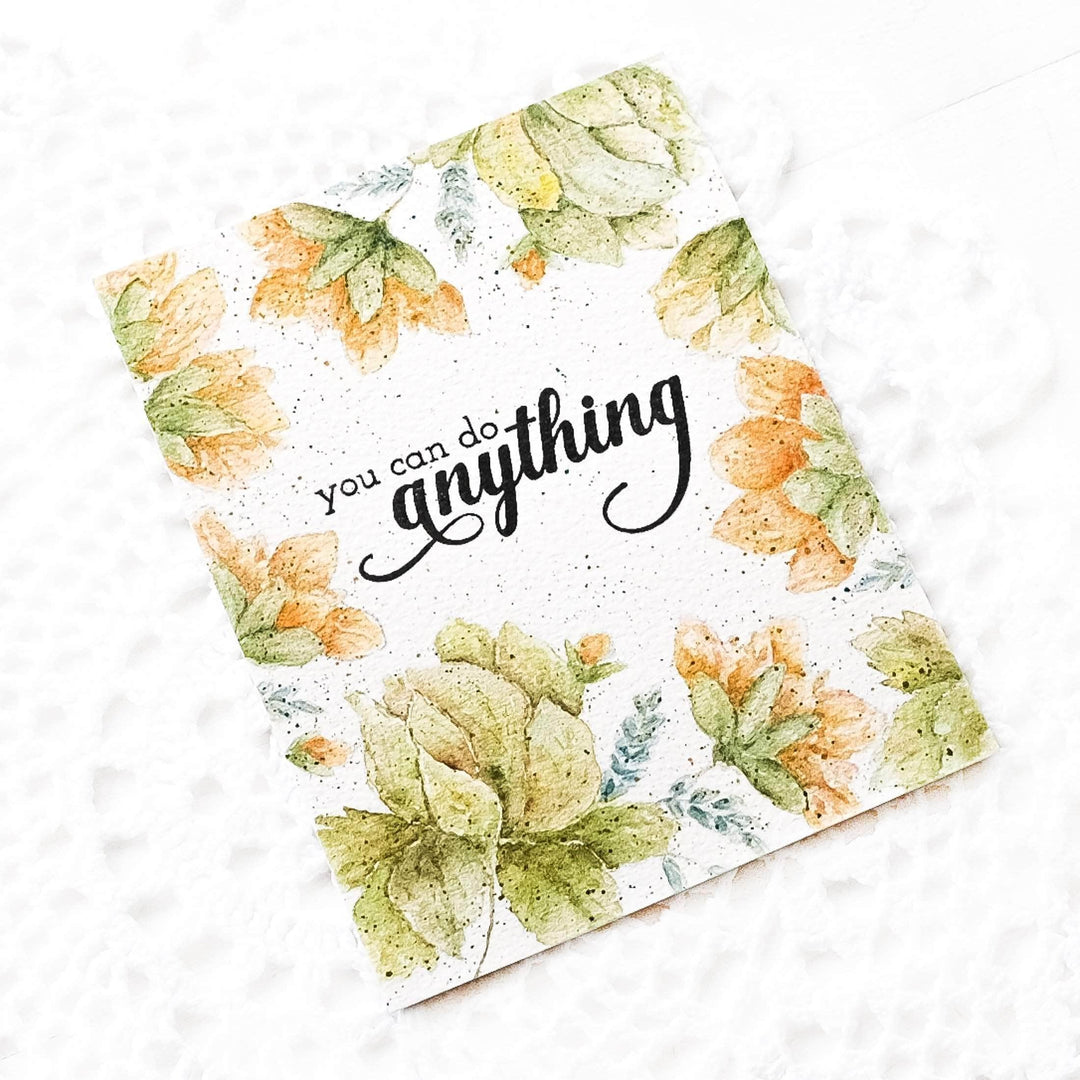 Photocentric Clear Stamps Fancy Greetings Stamp Set