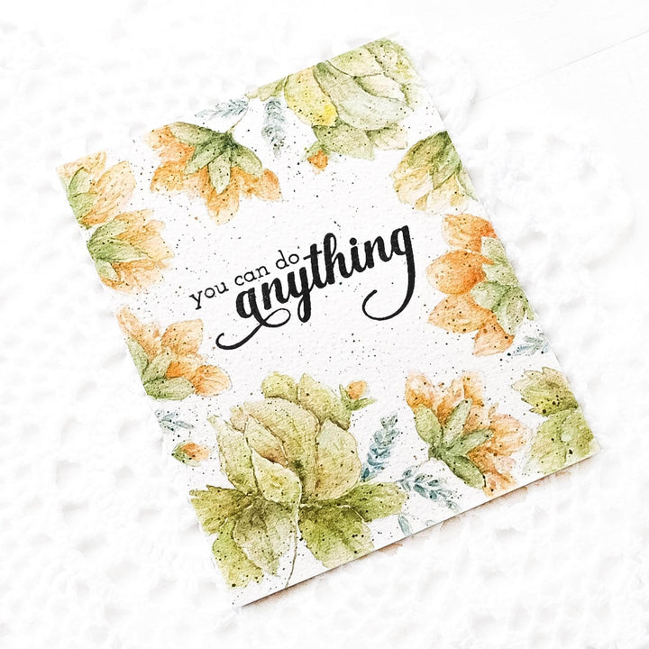 Photocentric Clear Stamps Fancy Greetings Stamp Set