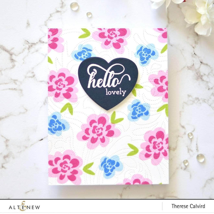 Photocentric Clear Stamps Fancy Greetings Stamp Set