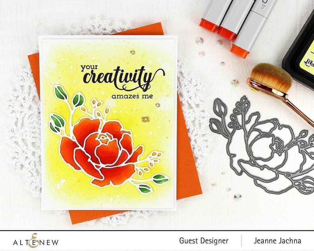 Photocentric Clear Stamps Fancy Greetings Stamp Set