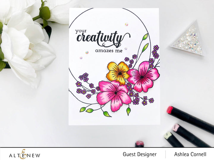 Photocentric Clear Stamps Fancy Greetings Stamp Set