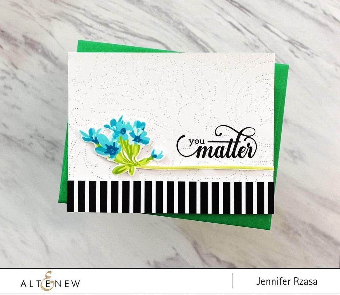 Photocentric Clear Stamps Fancy Greetings Stamp Set