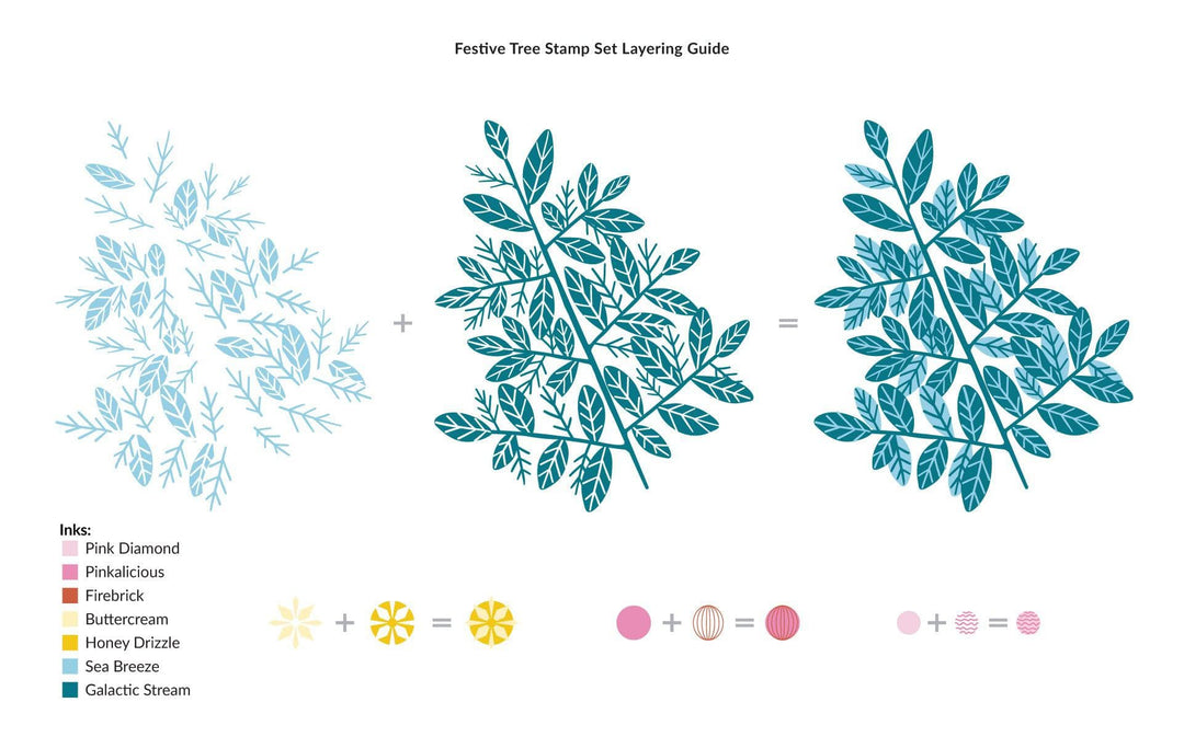 Photocentric Clear Stamps Festive Tree Stamp Set