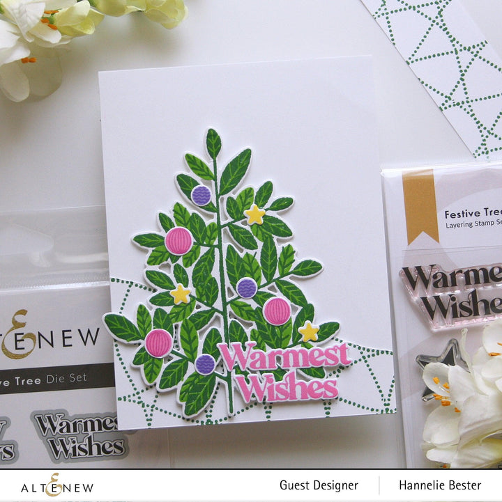 Photocentric Clear Stamps Festive Tree Stamp Set