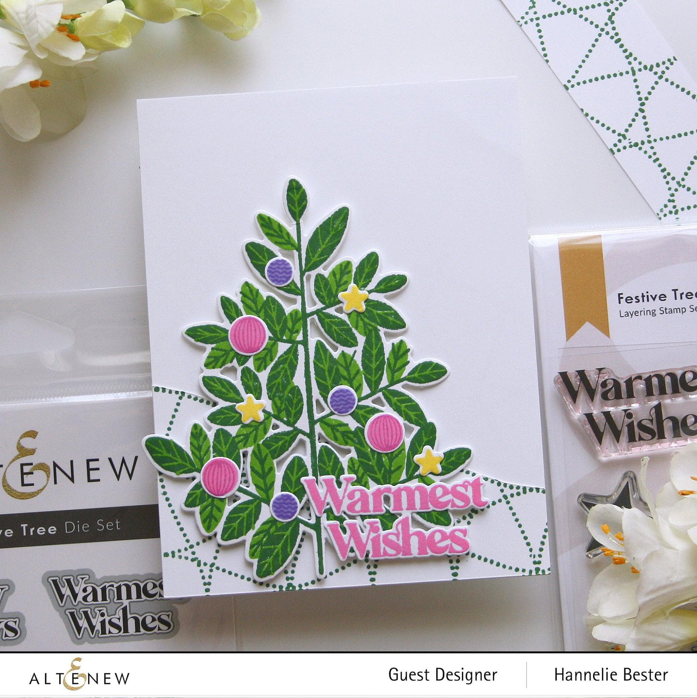 Photocentric Clear Stamps Festive Tree Stamp Set