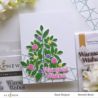 Photocentric Clear Stamps Festive Tree Stamp Set