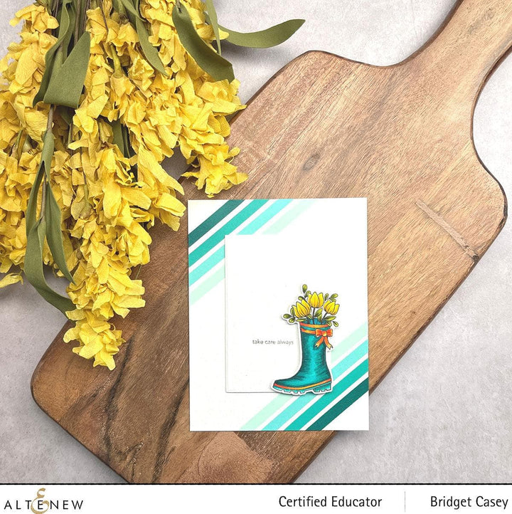 Photocentric Clear Stamps Floral Boot Stamp Set