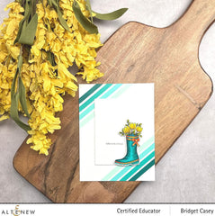 Photocentric Clear Stamps Floral Boot Stamp Set