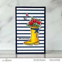 Photocentric Clear Stamps Floral Boot Stamp Set