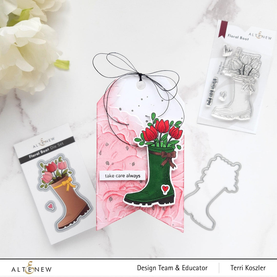 Photocentric Clear Stamps Floral Boot Stamp Set