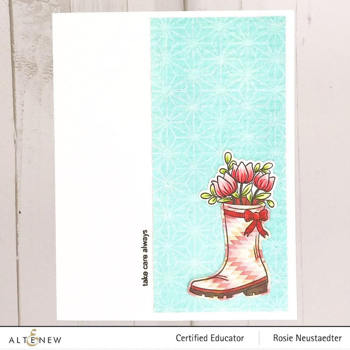 Photocentric Clear Stamps Floral Boot Stamp Set