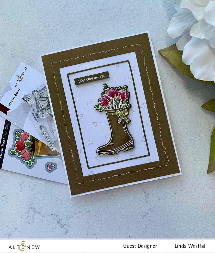 Photocentric Clear Stamps Floral Boot Stamp Set