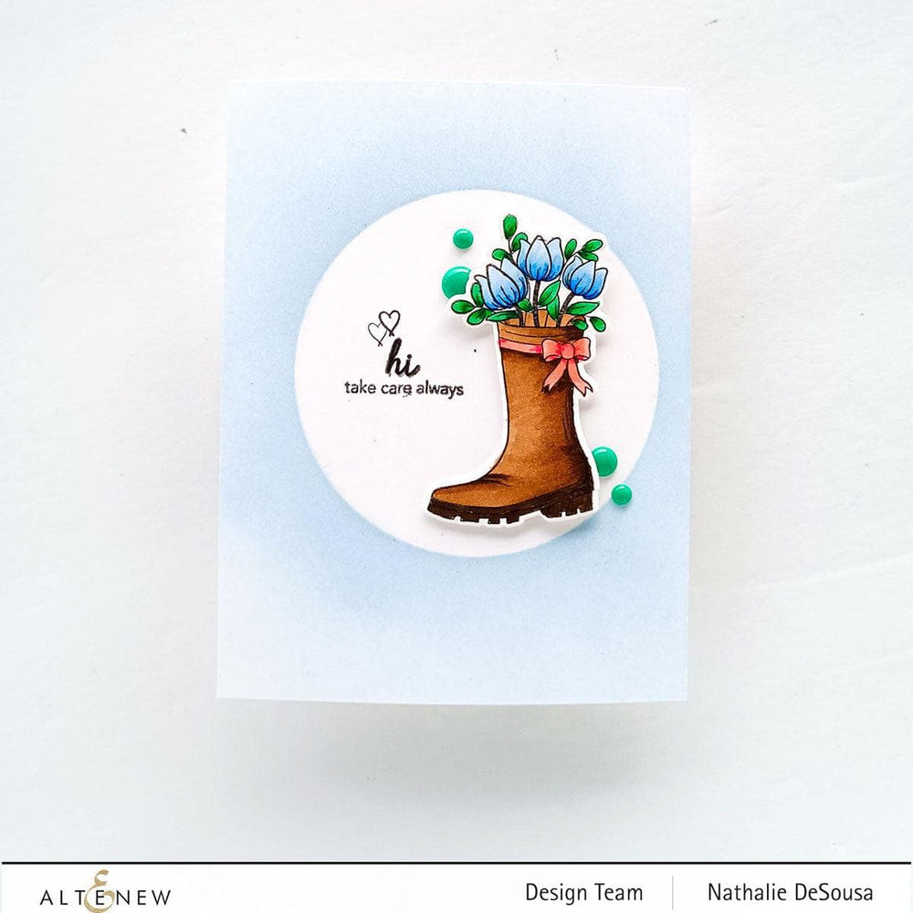 Photocentric Clear Stamps Floral Boot Stamp Set