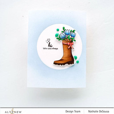 Photocentric Clear Stamps Floral Boot Stamp Set
