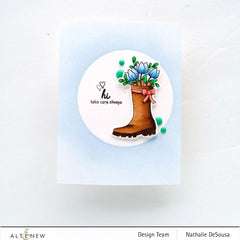 Photocentric Clear Stamps Floral Boot Stamp Set