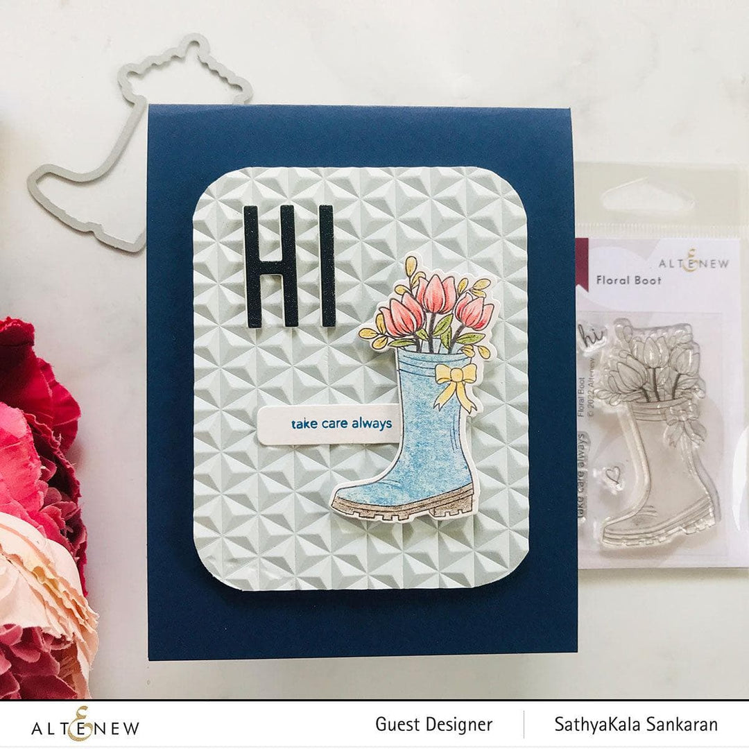 Photocentric Clear Stamps Floral Boot Stamp Set