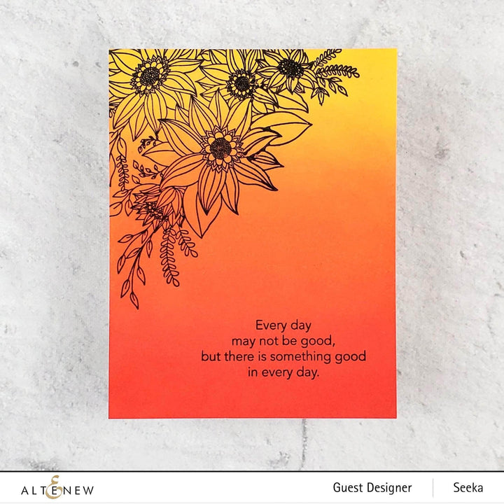 Photocentric Clear Stamps Floral Dahlia Stamp Set