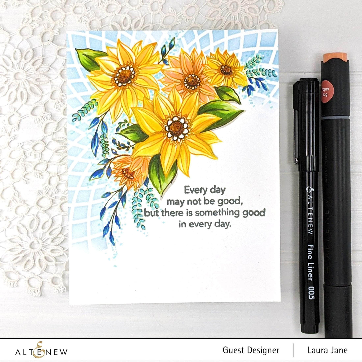 Photocentric Clear Stamps Floral Dahlia Stamp Set