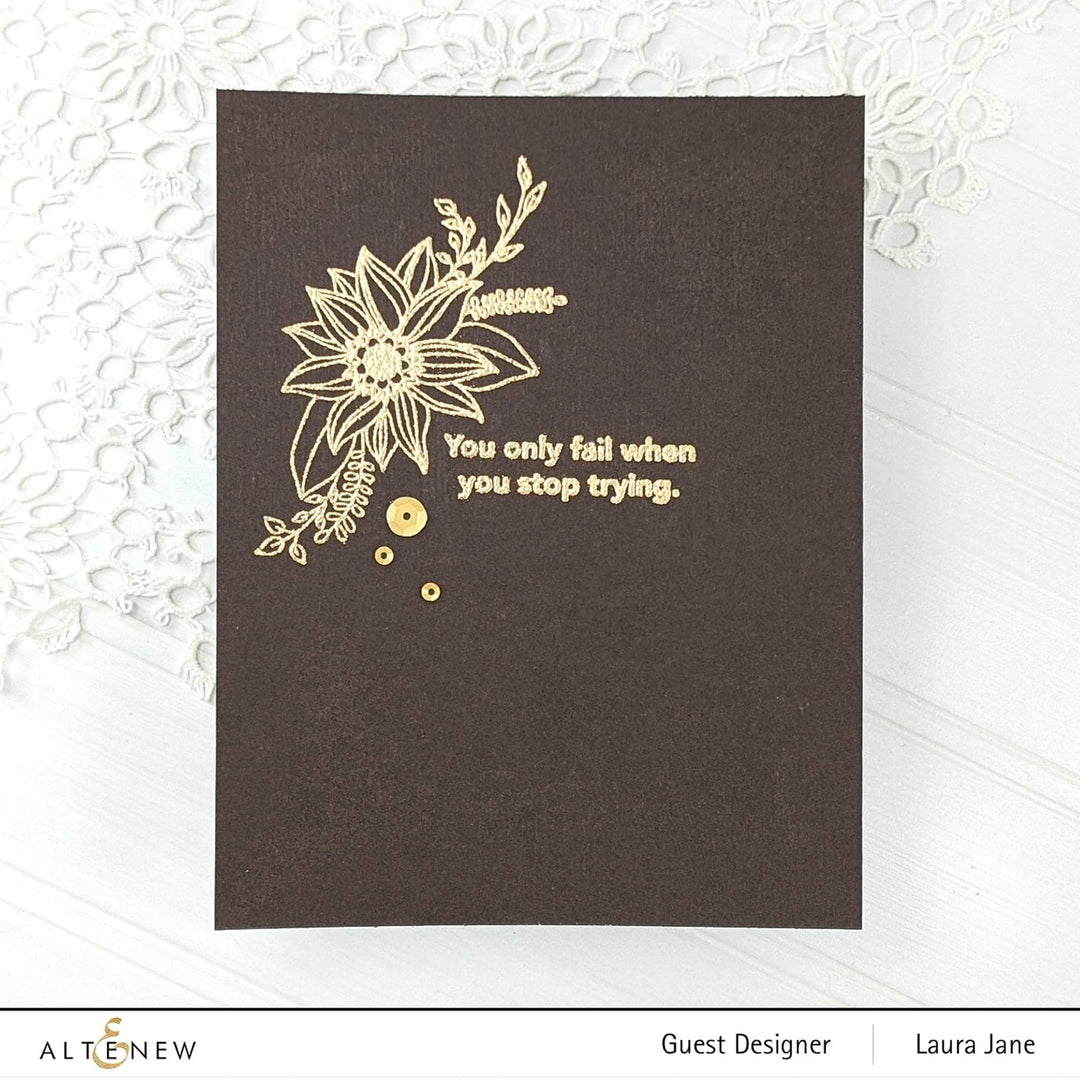 Photocentric Clear Stamps Floral Dahlia Stamp Set