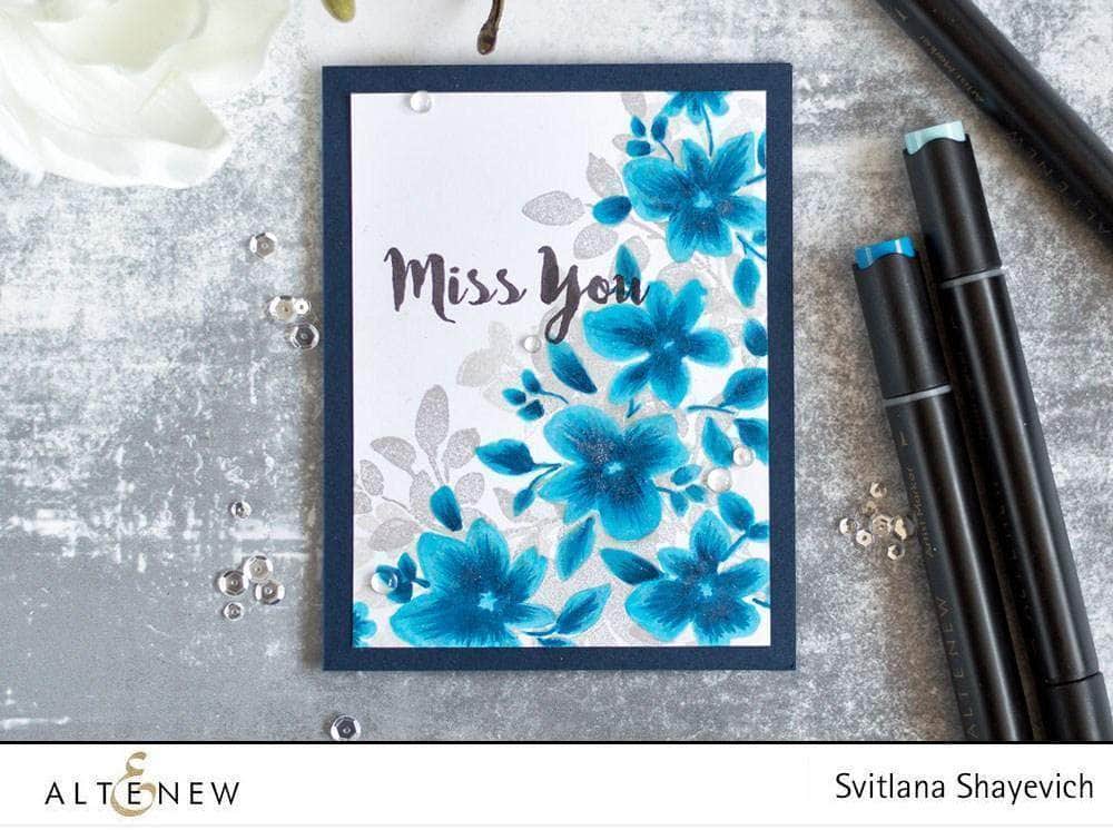 Photocentric Clear Stamps Floral Shadow Stamp Set