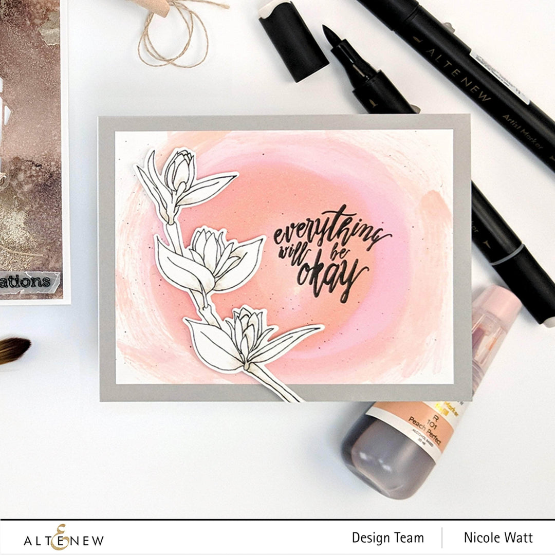 Photocentric Clear Stamps Floral Sprig Stamp Set