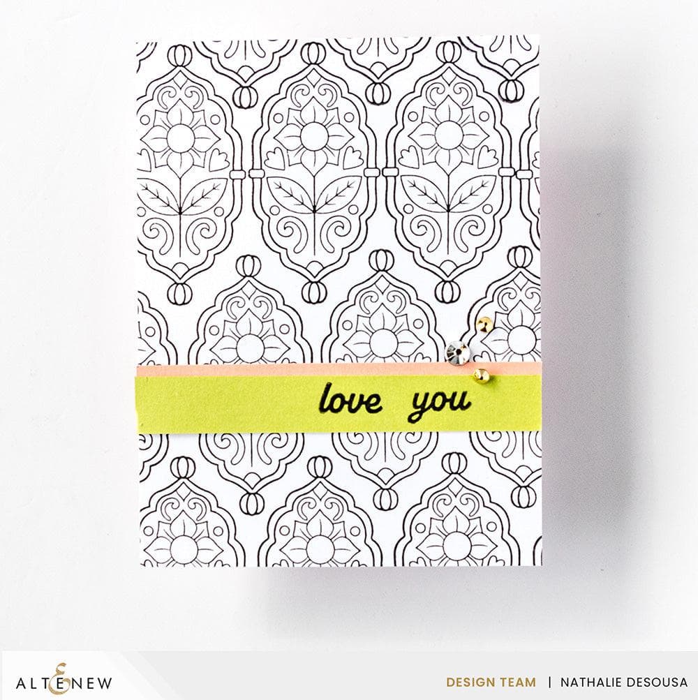 Flower Motif Stamp Set