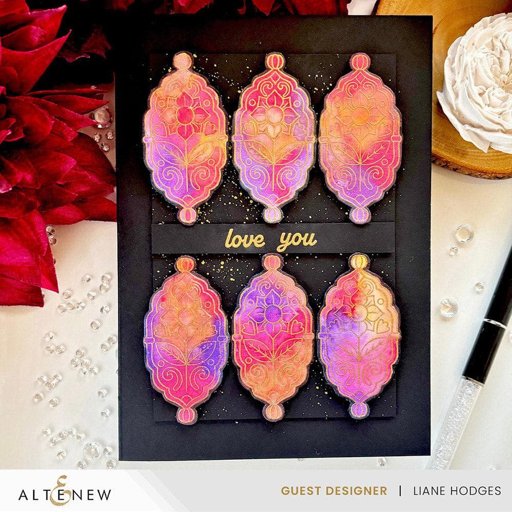 Flower Motif Stamp Set