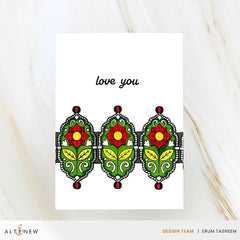 Flower Motif Stamp Set