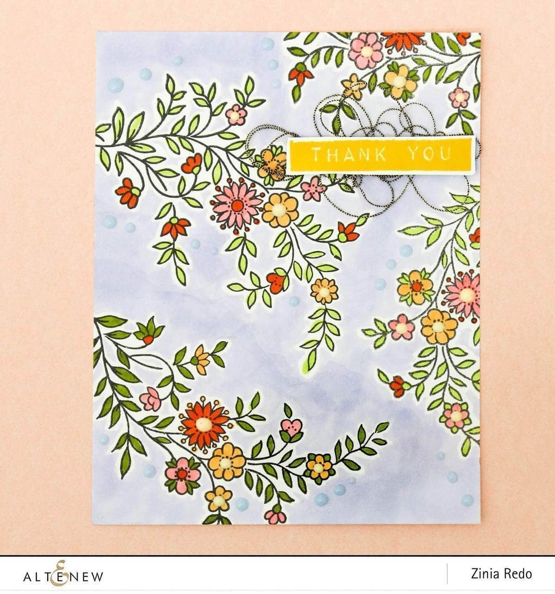 Photocentric Clear Stamps Flower Vine Stamp Set