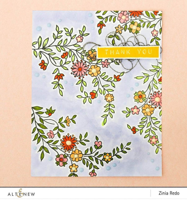 Photocentric Clear Stamps Flower Vine Stamp Set
