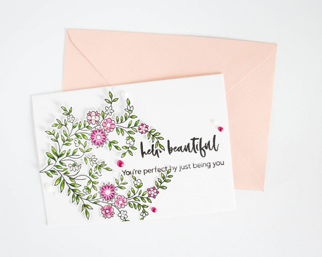 Photocentric Clear Stamps Flower Vine Stamp Set