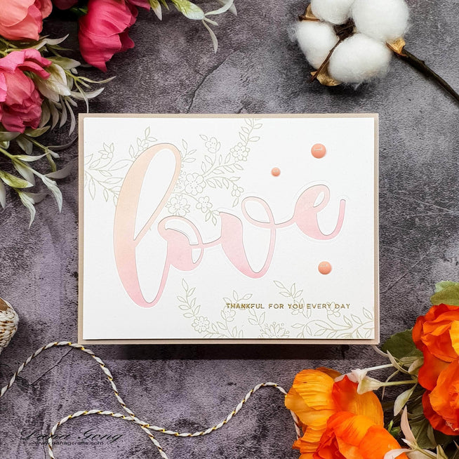 Photocentric Clear Stamps Flower Vine Stamp Set