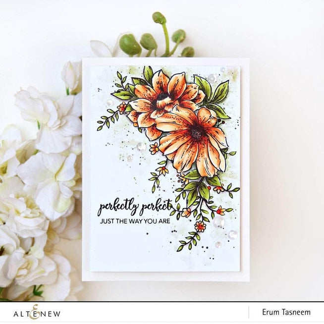 Photocentric Clear Stamps Flower Vine Stamp Set