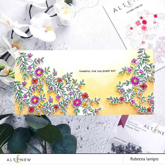 Photocentric Clear Stamps Flower Vine Stamp Set
