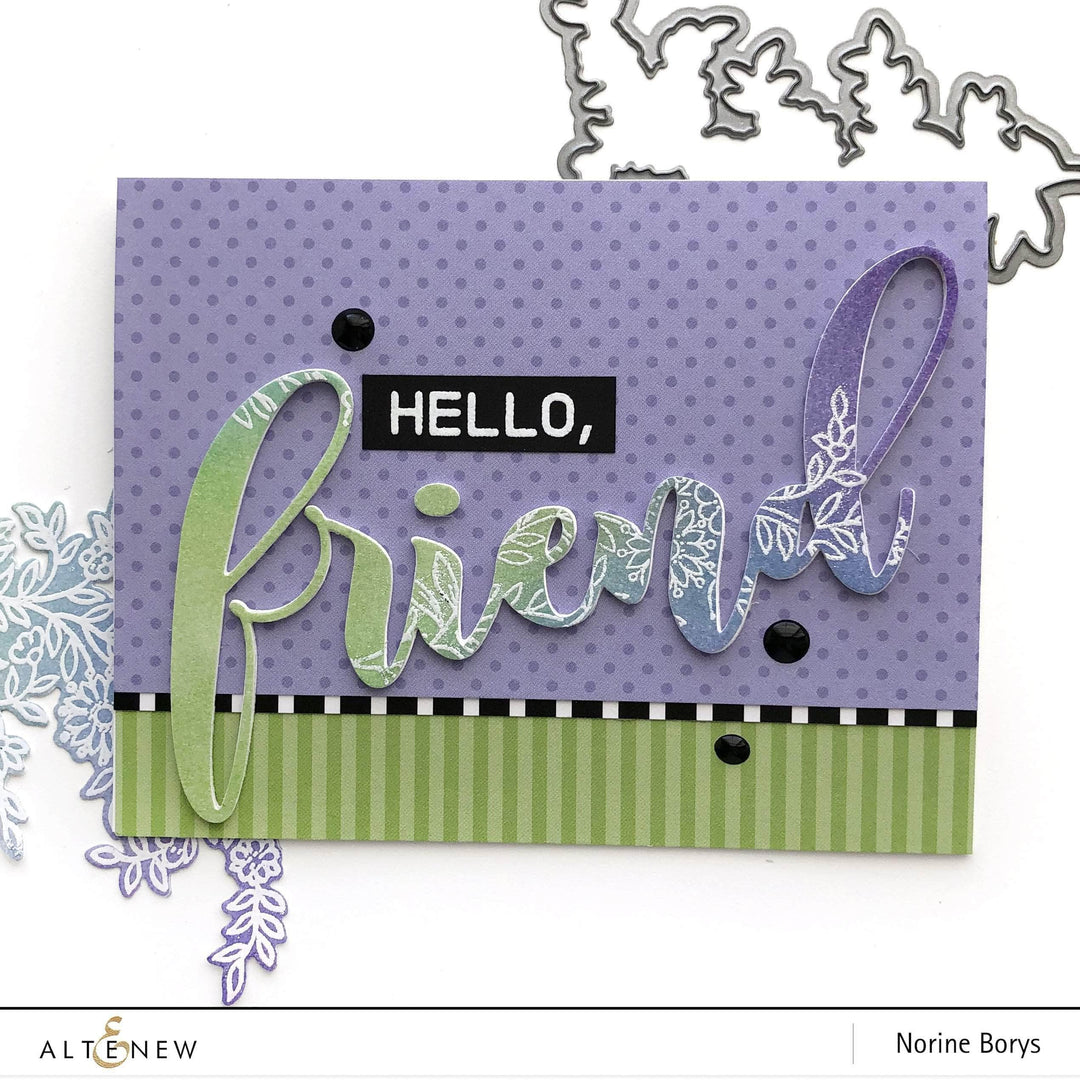 Photocentric Clear Stamps Flower Vine Stamp Set
