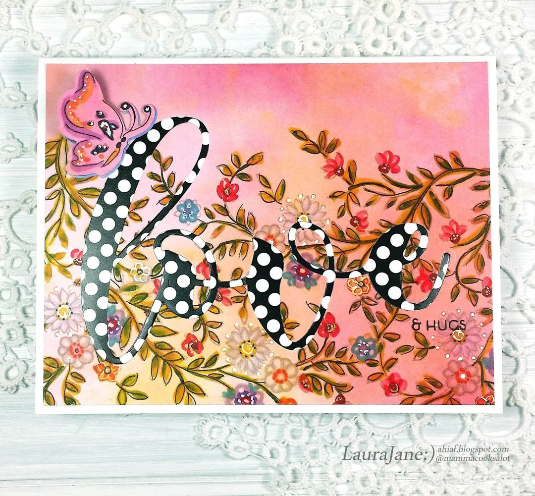Photocentric Clear Stamps Flower Vine Stamp Set