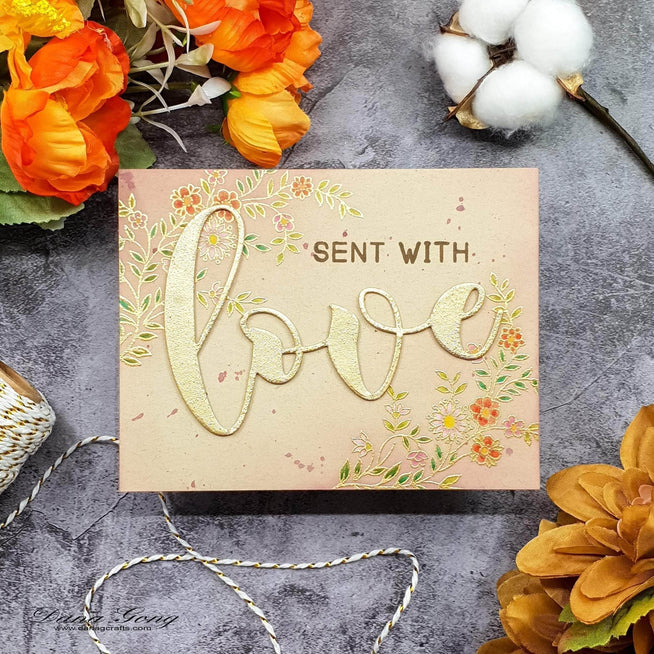 Photocentric Clear Stamps Flower Vine Stamp Set