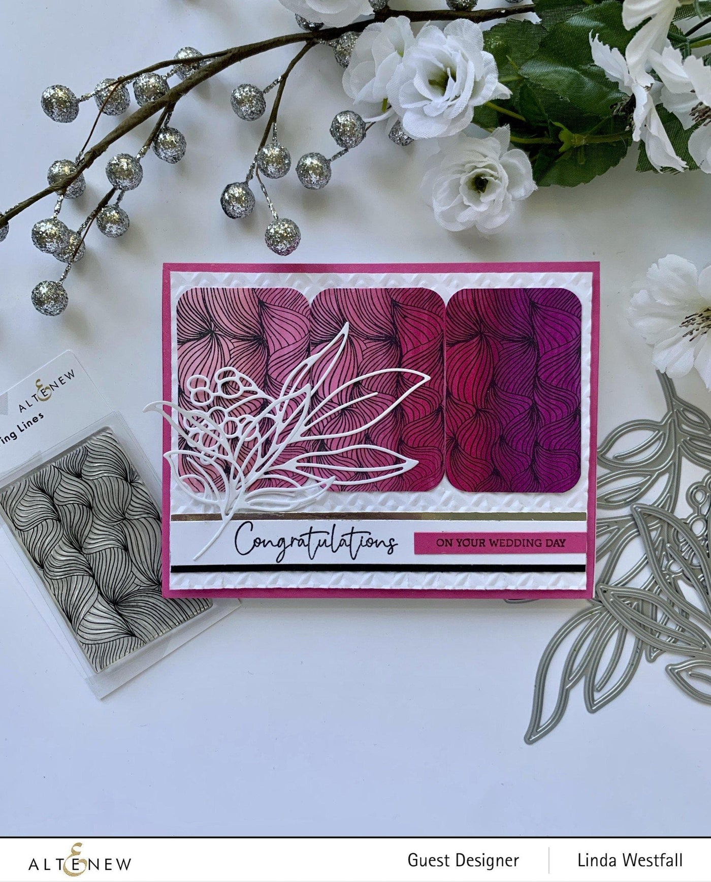 Photocentric Clear Stamps Flowing Lines Stamp Set