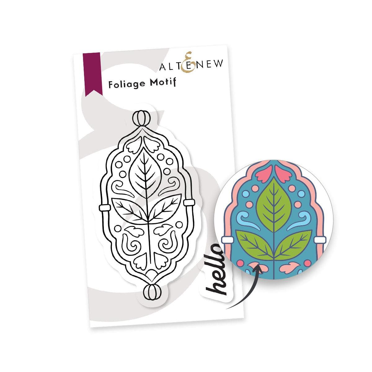 Foliage Motif Stamp Set