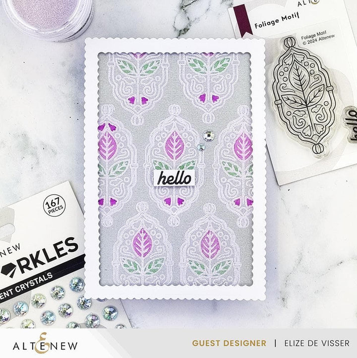 Foliage Motif Stamp Set