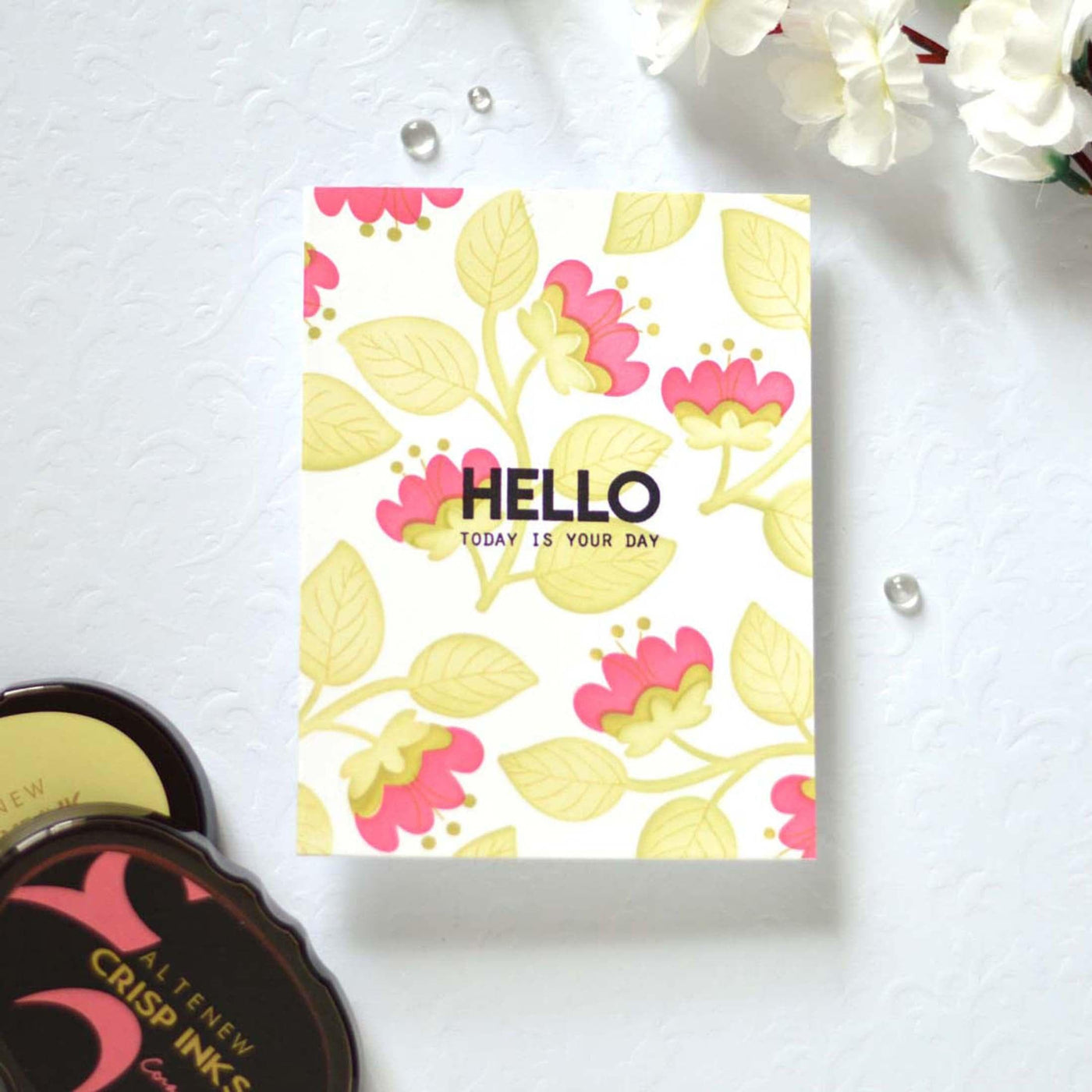 Photocentric Clear Stamps Folk Flowers Details Stamp Set