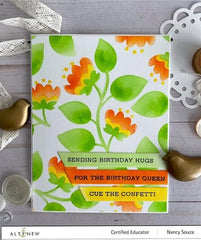 Photocentric Clear Stamps Folk Flowers Details Stamp Set