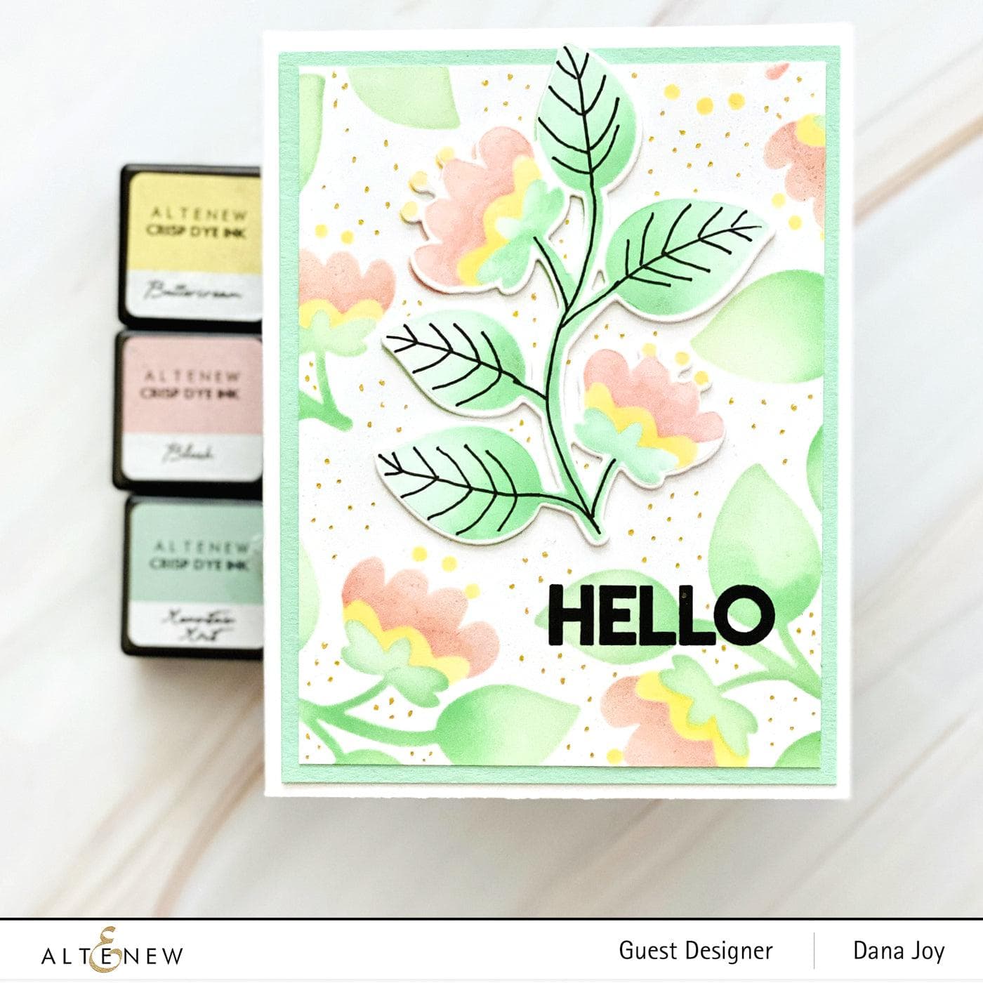 Photocentric Clear Stamps Folk Flowers Details Stamp Set