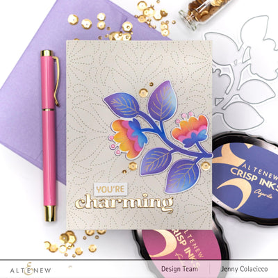 Photocentric Clear Stamps Folk Flowers Details Stamp Set