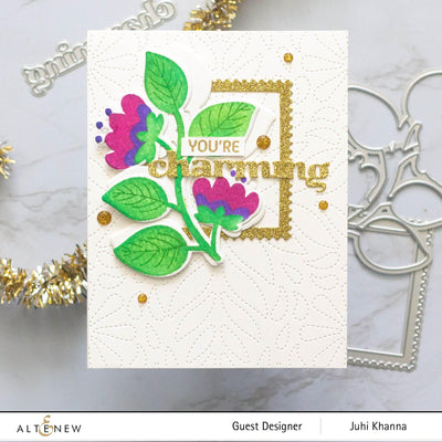 Photocentric Clear Stamps Folk Flowers Details Stamp Set