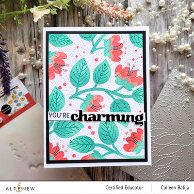Photocentric Clear Stamps Folk Flowers Details Stamp Set