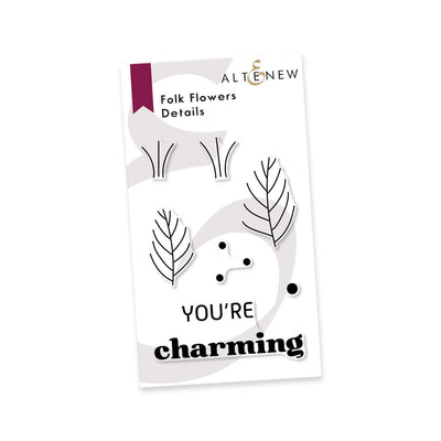 Photocentric Clear Stamps Folk Flowers Details Stamp Set